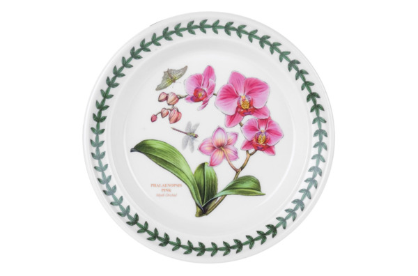 Тарелка пирожковая Portmeirion "Ботанический сад.Экзотические цветы. Орхидея" 18см