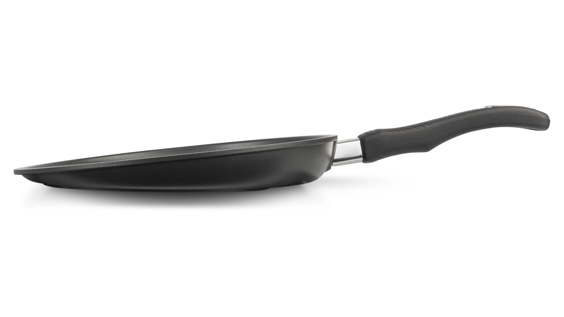 Сковорода блинная со скошенным краем Gastrolux 28 см, алюминий литой, ручка фиксированная