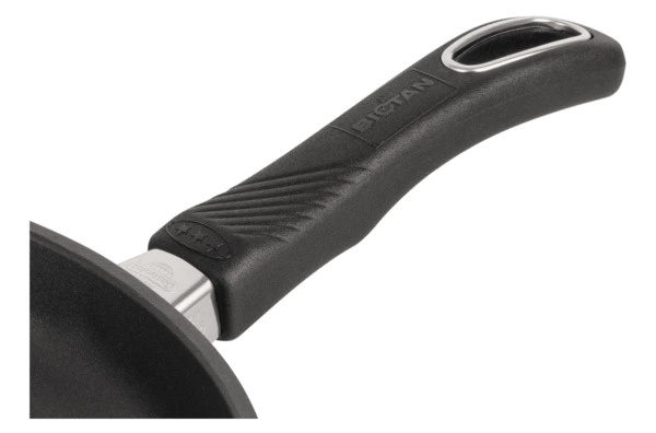 Сковорода блинная со скошенным краем Gastrolux 28 см, алюминий литой, ручка фиксированная