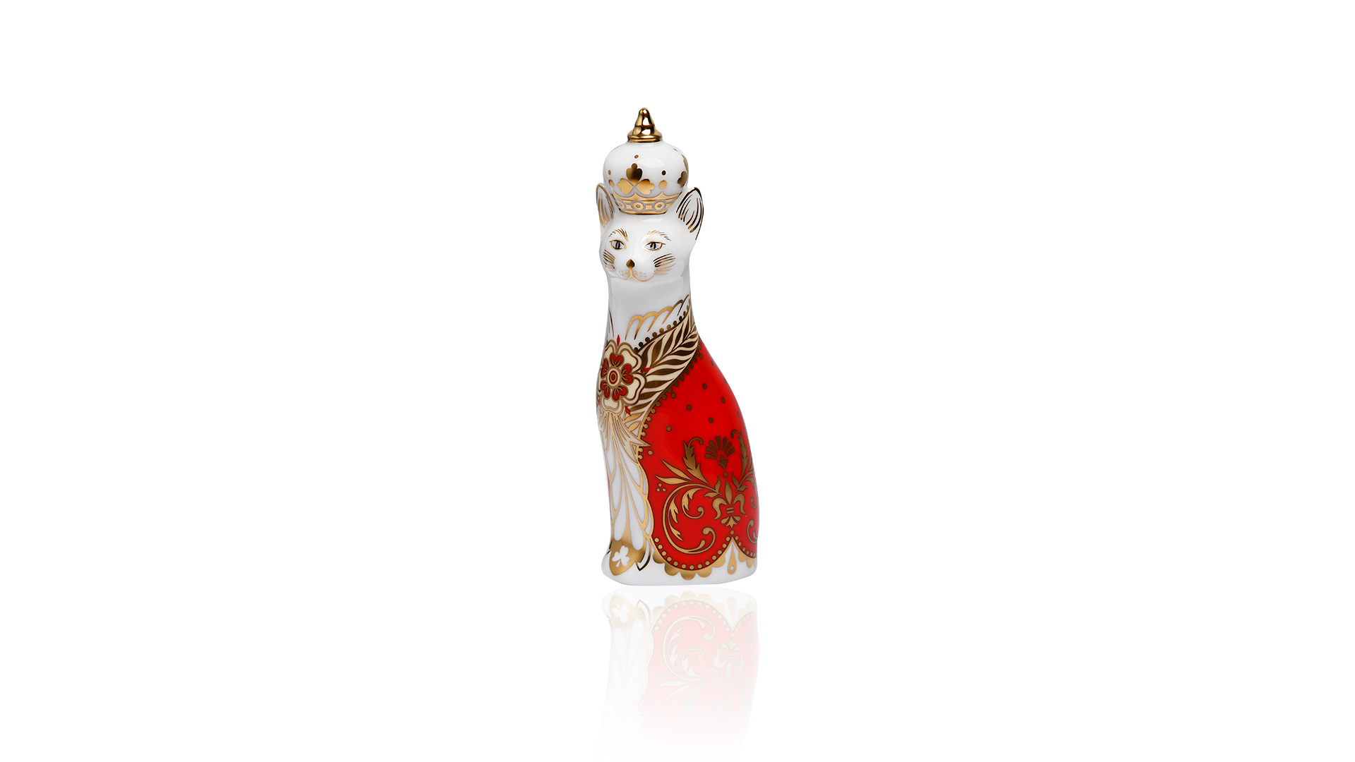 Пресс-папье Royal Crown Derby Королевский котенок-девочка 16см (лим.вып. 450)