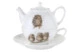 Набор Эгоист Royal Worcester Забавная фауна Совы, чайник и чашка с блюдцем, 300 мл