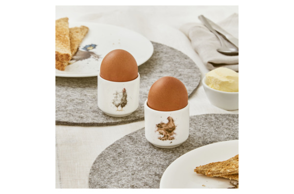 Набор подставок для яиц Royal Worcester Забавная фауна Курицы 5 см, 2 шт