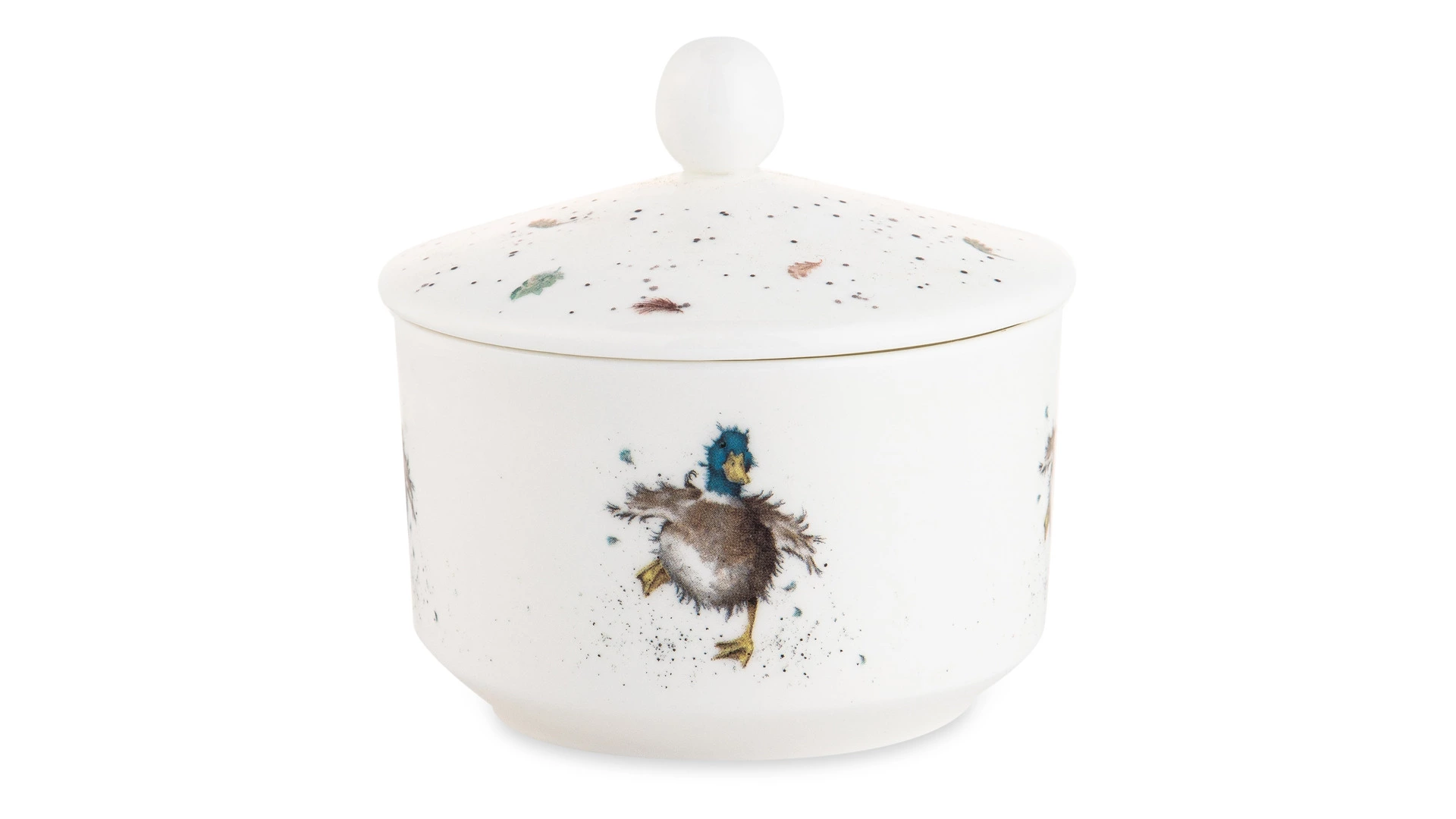 Сахарница Royal Worcester Забавная фауна Утка 300 мл, фарфор костяной
