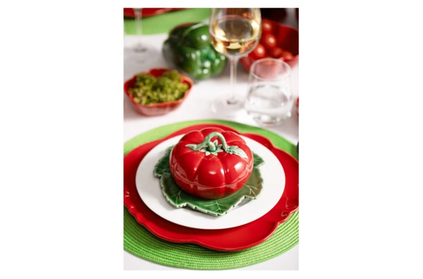 Блюдо с крышкой Bordallo Pinheiro Томат 20x18 см, керамика