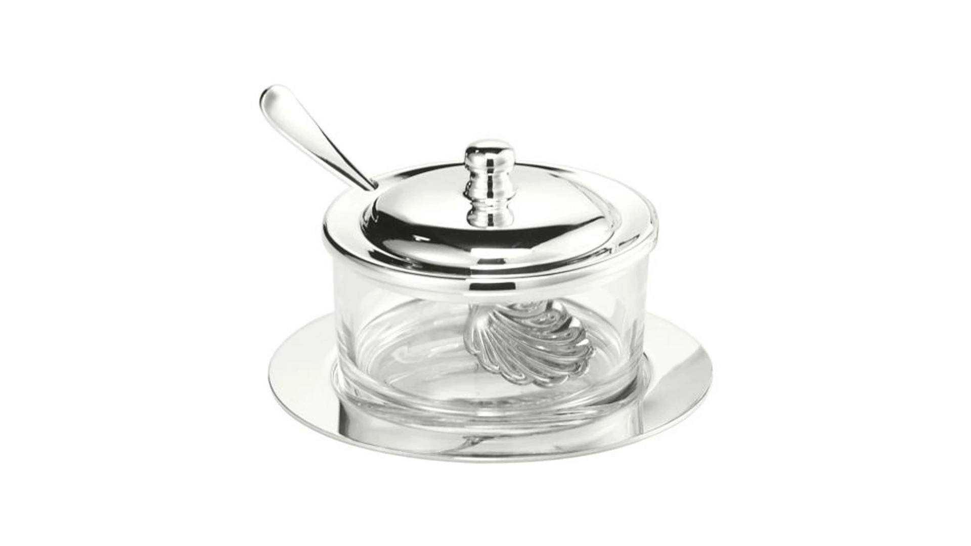 Емкость для сыра с крышкой Schiavon Эссенция 13 см, посеребрение