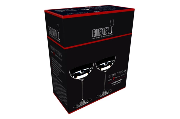 Набор бокалов для коктейлей Riedel Veritas Coupe/Cocktail 310мл, 2шт, стекло хрустальное