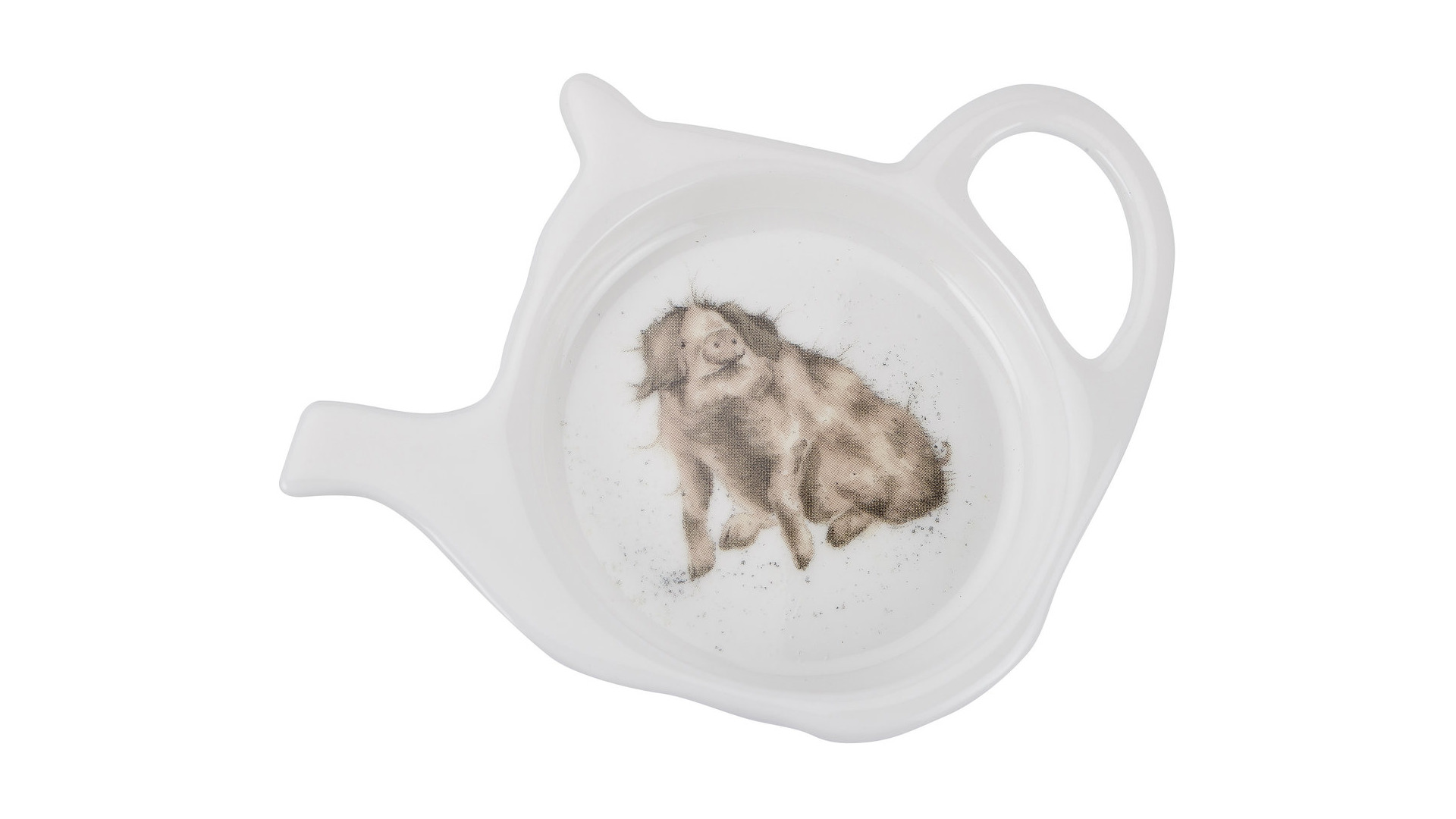 Подставка для чайного пакетика Royal Worcester Забавная фауна Трюфельная свинья 13 см