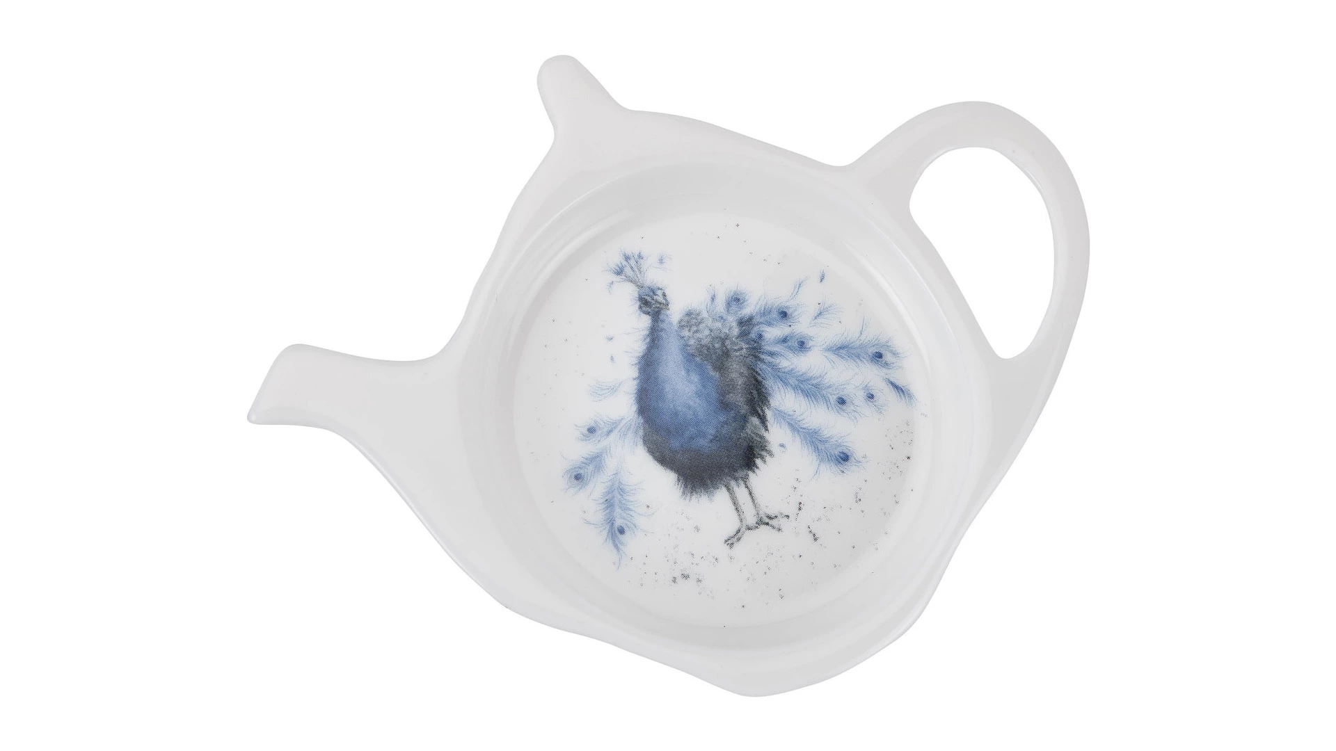 Подставка для чайного пакетика Royal Worcester Забавная фауна Павлин 13 см