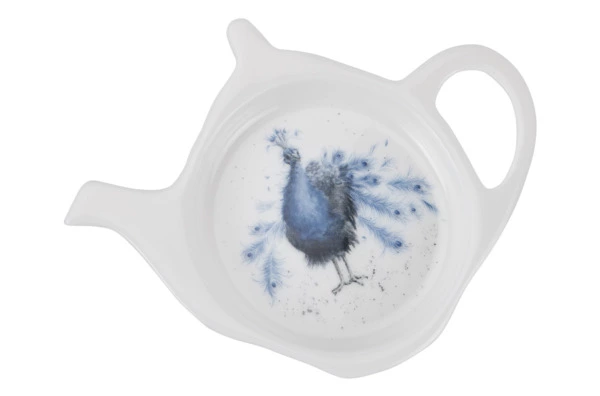 Подставка для чайного пакетика Royal Worcester Забавная фауна Павлин 13 см