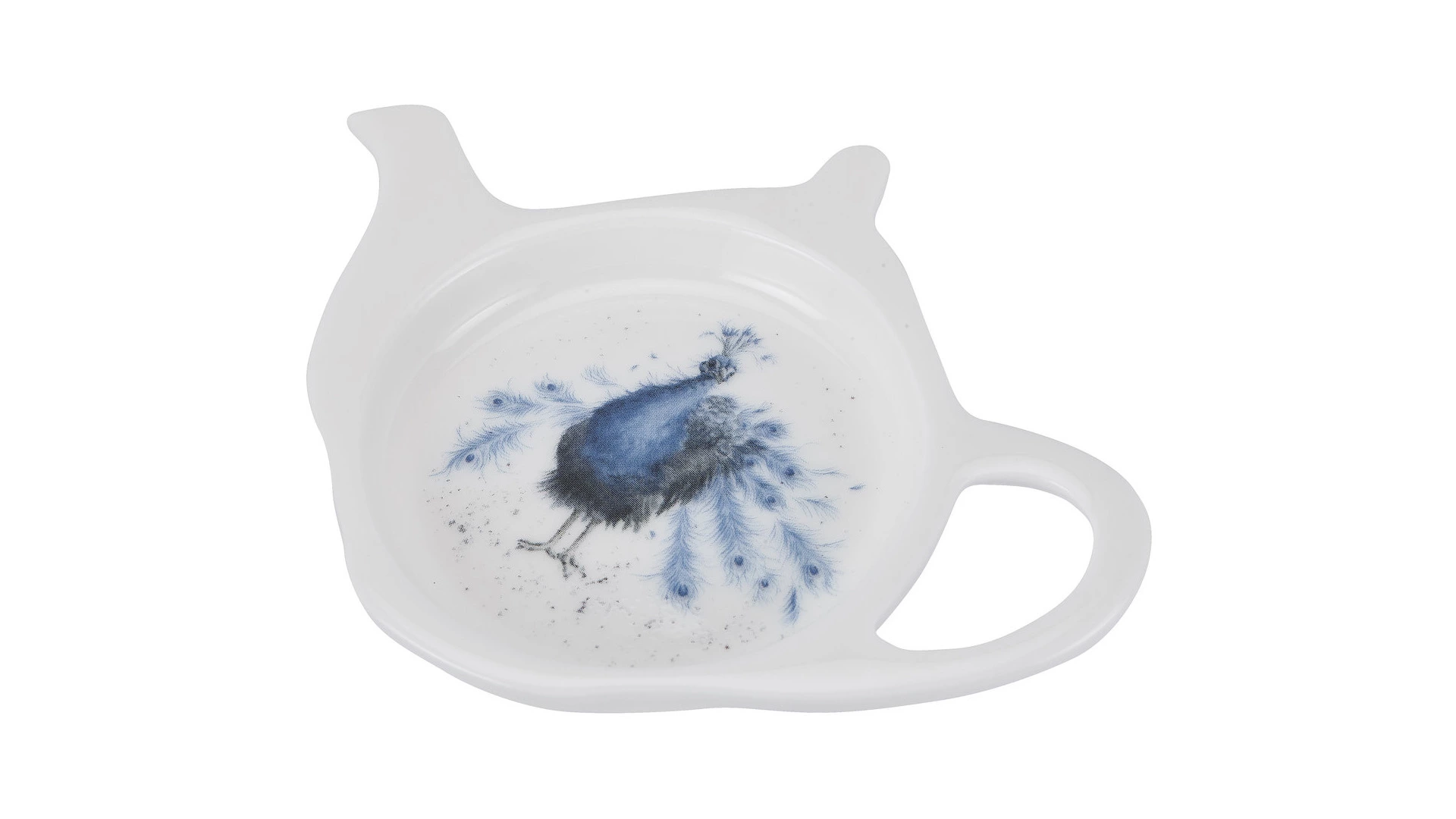 Подставка для чайного пакетика Royal Worcester Забавная фауна Павлин 13 см