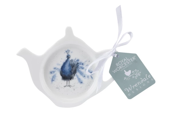 Подставка для чайного пакетика Royal Worcester Забавная фауна Павлин 13 см