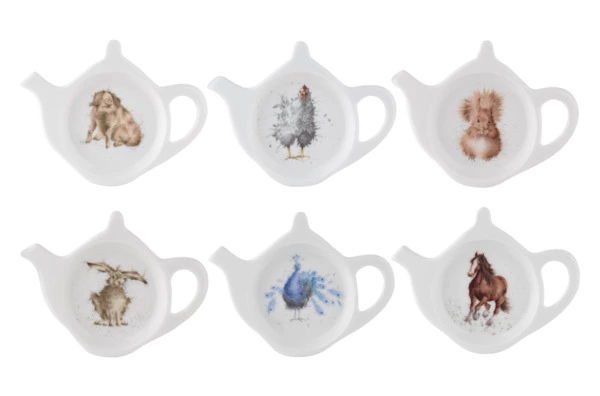 Подставка для чайного пакетика Royal Worcester Забавная фауна Павлин 13 см