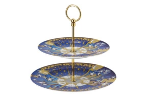 Этажерка двухъярусная Rosenthal Versace Мечты о бесконечности 27см, фарфор
