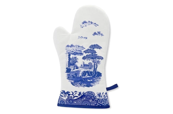 Варежка-прихватка Pimpernel Голубая Италия 36,5х19,5 см, хлопок