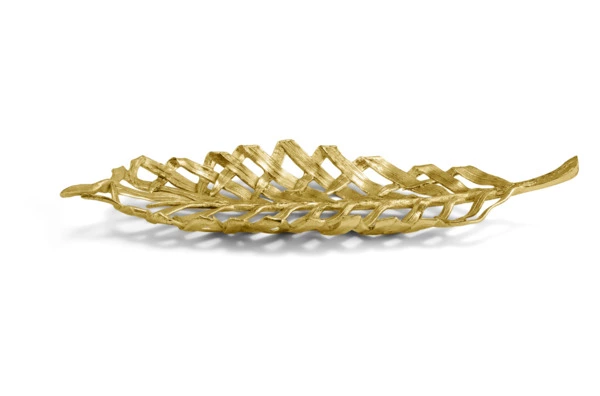 Блюдо для центра стола Michael Aram Пальмовая ветвь 58 см, сталь нержавеющая