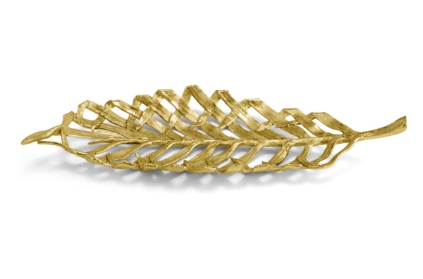 Блюдо для центра стола Michael Aram Пальмовая ветвь 58 см, сталь нержавеющая