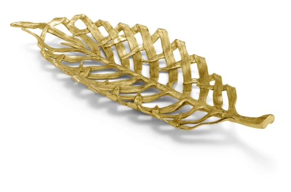 Блюдо для центра стола Michael Aram Пальмовая ветвь 58 см, сталь нержавеющая