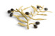 Подставка под горячее Michael Aram Золотая оливковая ветвь 25 см, латунь, золотистая