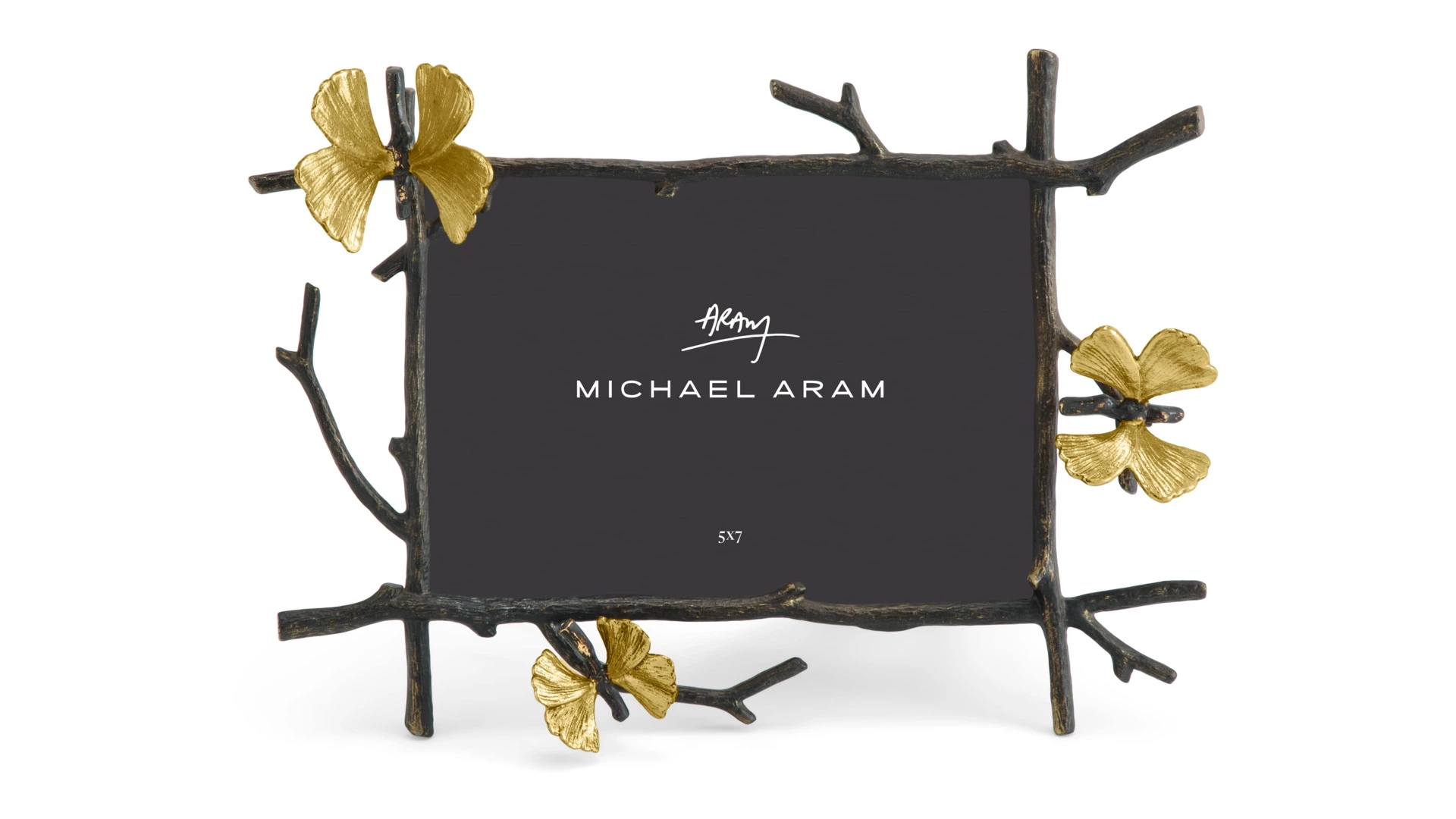 Рамка для фото Michael Aram Бабочки гинкго 13х18 см, сталь нержавеющая