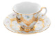 Набор из 6 чашек чайно-кофейных с блюдцами Meissen 160мл Форма - Б, россыпь цветов