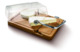 Набор для нарезки и хранения сыра Boska Париж с крышкой 31,5х23,5х10см