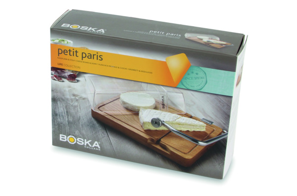 Набор для нарезки и хранения сыра Boska Париж с крышкой 31,5х23,5х10см