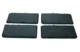 Доска сервировочная для закусок Boska 16x10 см, набор 4 шт, сланец, черный