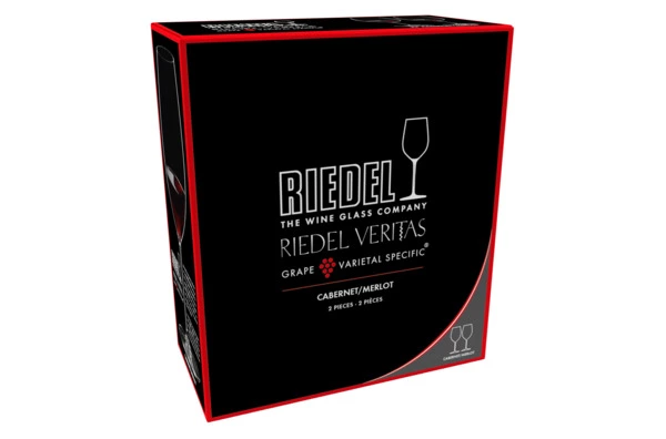 Набор бокалов для красного вина Riedel Veritas Cabernet/Merlot 709 мл, 2шт, стекло хрустальное
