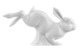 Фигурка Furstenberg Кролик Бенджамин 2016 года 18см, белая