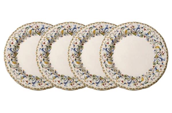 Набор тарелок закусочных Gien Тоскана 23 см, 4 шт, фаянс