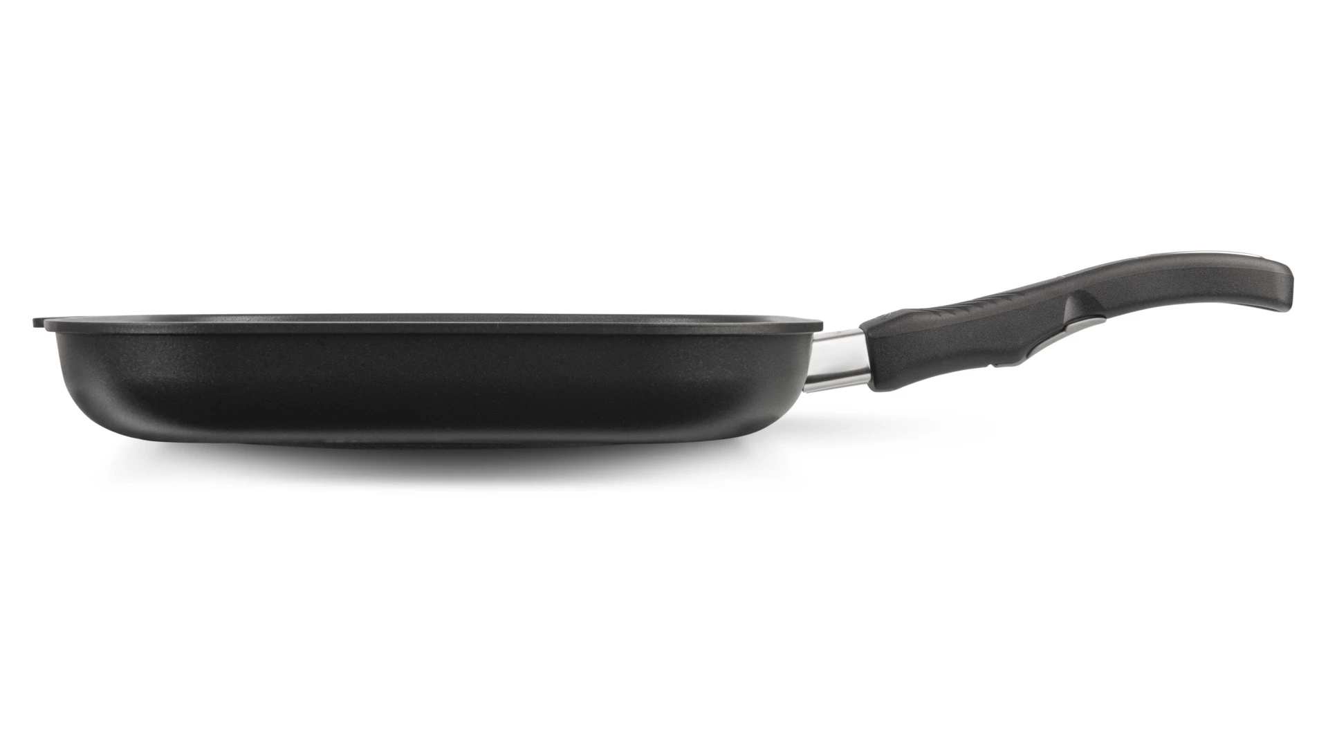 Сковорода для гриля Gastrolux 28х28х4,5 см, 2 л, алюминий литой, ручка съемная, для индукции