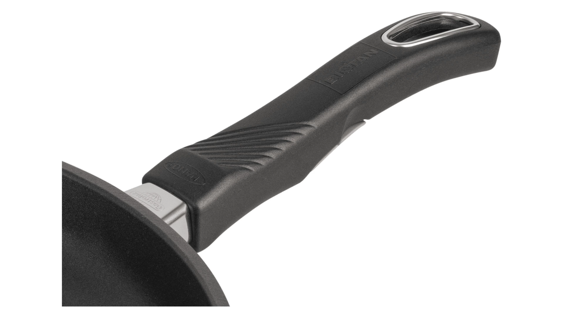 Сковорода для гриля Gastrolux 28х28х4,5 см, 2 л, алюминий литой, ручка съемная, для индукции