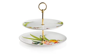 Этажерка двухъярусная Rosenthal Фруктовый сад 33см, фарфор