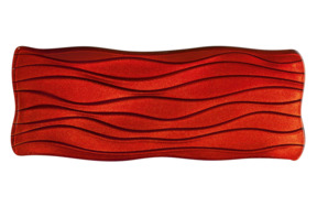 Блюдо прямоугольное Nachtmann Marrakech 40 см, хрусталь бессвинцовый, красный