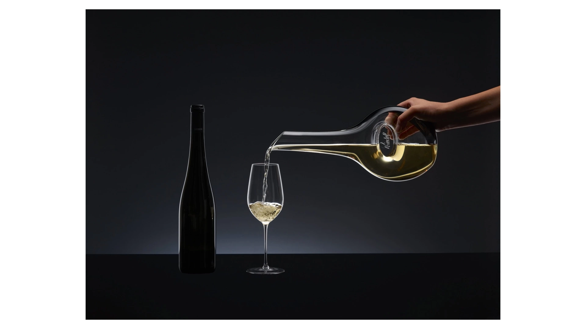 Декантер Riedel 1210мл, Д15,5хН36,5см, ручная работа, стекло хрустальное