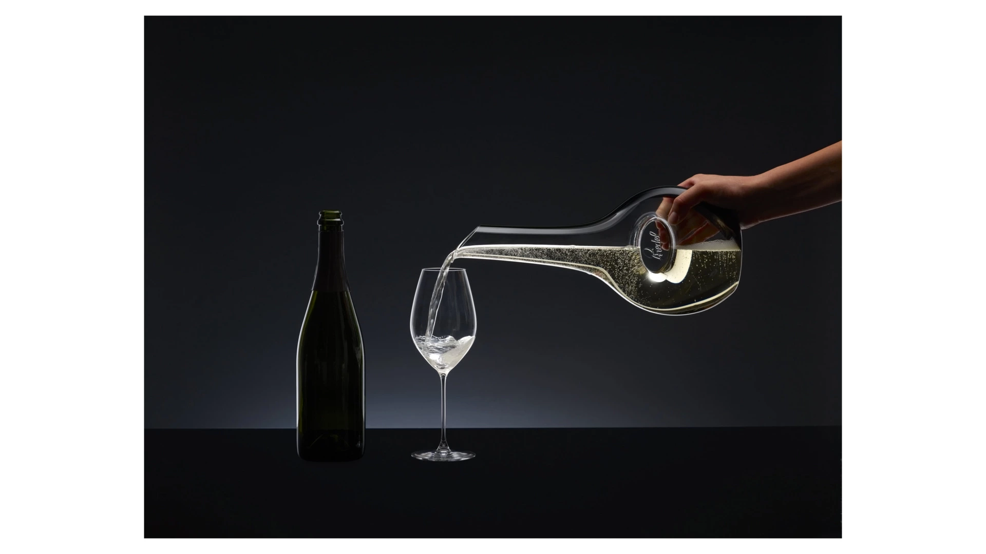 Декантер Riedel 1210мл, Д15,5хН36,5см, ручная работа, стекло хрустальное