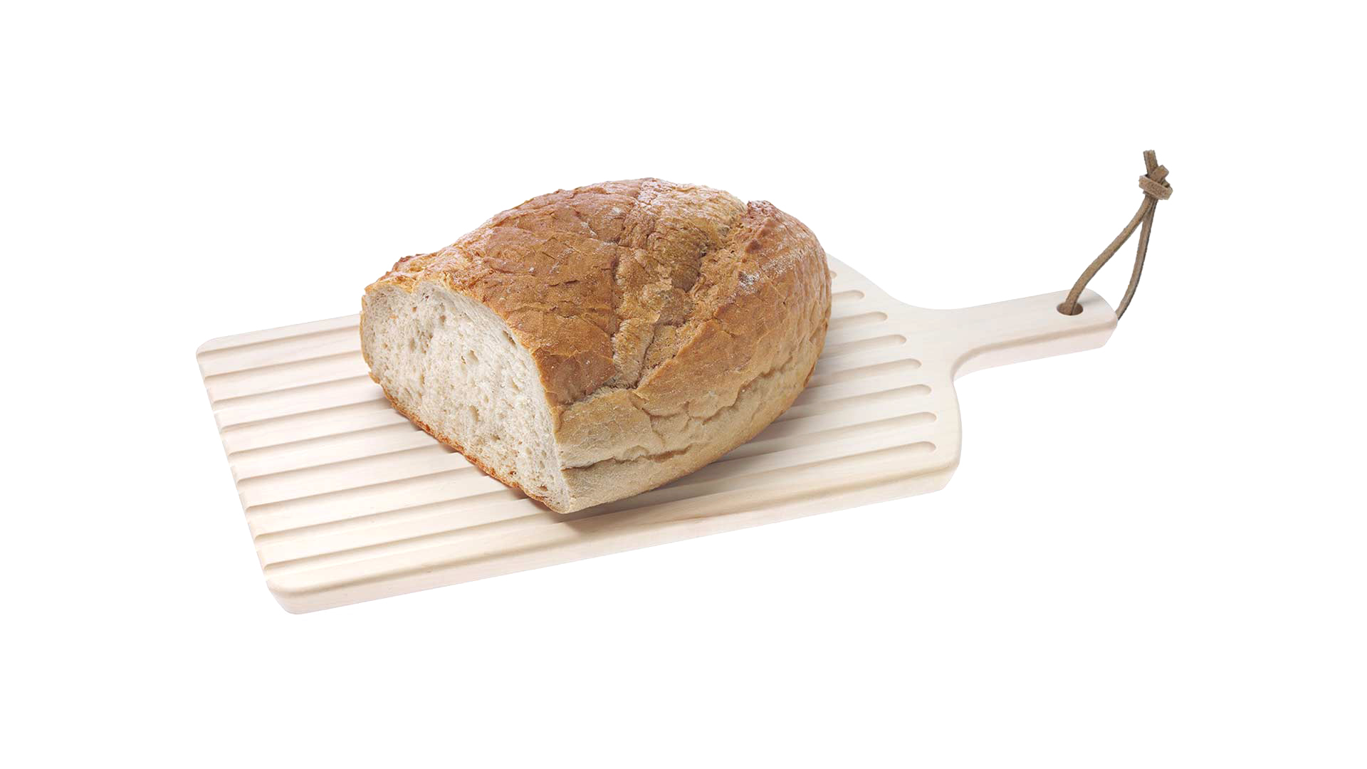 Доска для хлеба с ручкой Breka 43х25х1.9см, натуральный клен