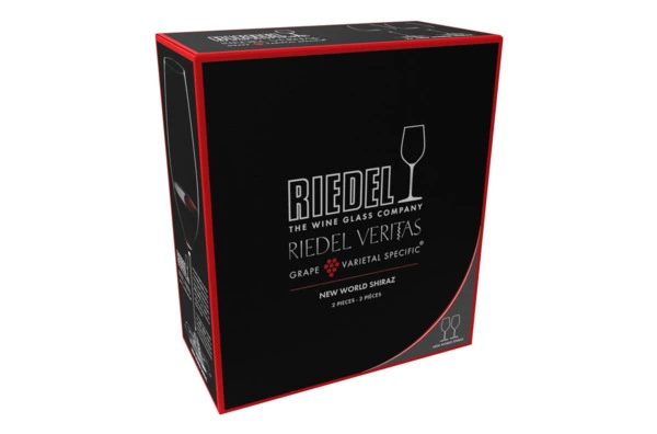 Набор бокалов для красного вина Riedel Veritas New World Shiraz 709 мл, 2 шт, стекло хрустальное