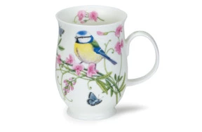 Кружка Dunoon Лазоревка Саффолк 310 мл, фарфор костяной