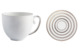 Чашка кофейная с блюдцем JL Coquet Хемисфер, платиновый 130 мл/JL Coquet Хемисфер.Узкие полосы, плат