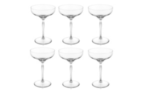 Набор креманок для шампанского Lalique 100 Points 280 мл, 6 шт, хрусталь