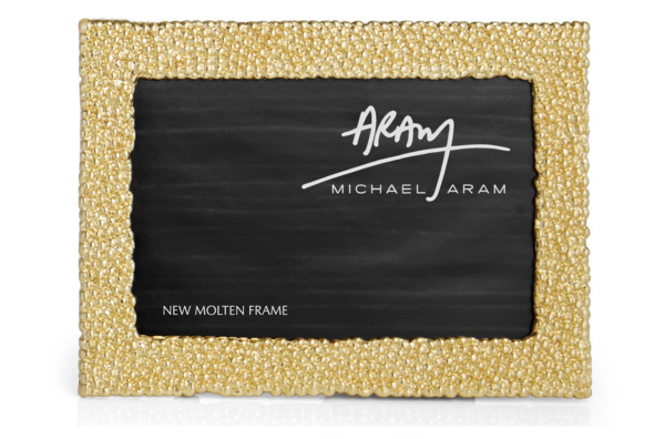 Рамка для фото Michael Aram Золотые жемчужины 13х18 см, золотистая