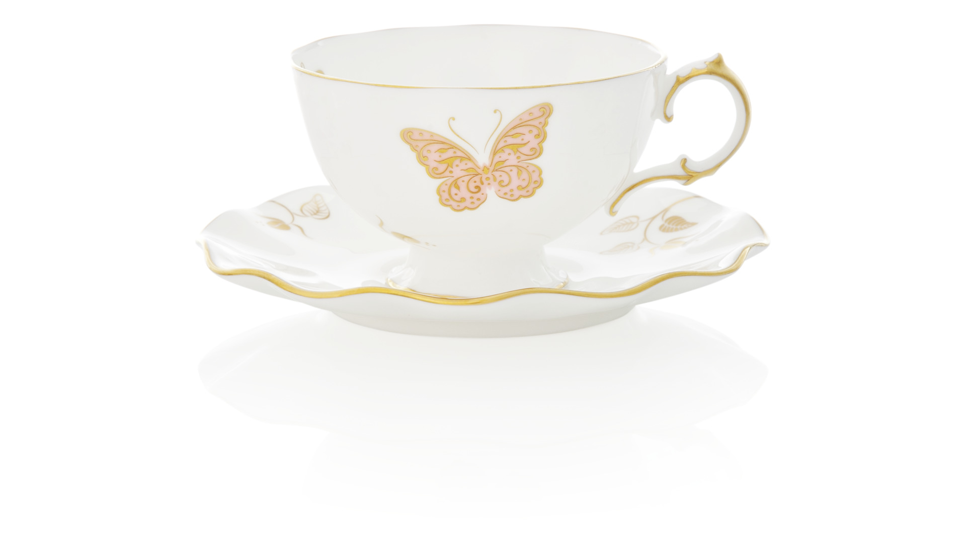 Сервиз чайный Royal Crown Derby Королевская бабочка на 6 персон 21 предмет