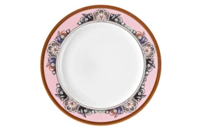 Тарелка закусочная Rosenthal Versace Морские звезды 22см, фарфор, розовая