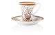 Набор чашек для эспрессо с блюдцами Rosenthal Versace Морские звезды 100мл, фарфор, 6шт