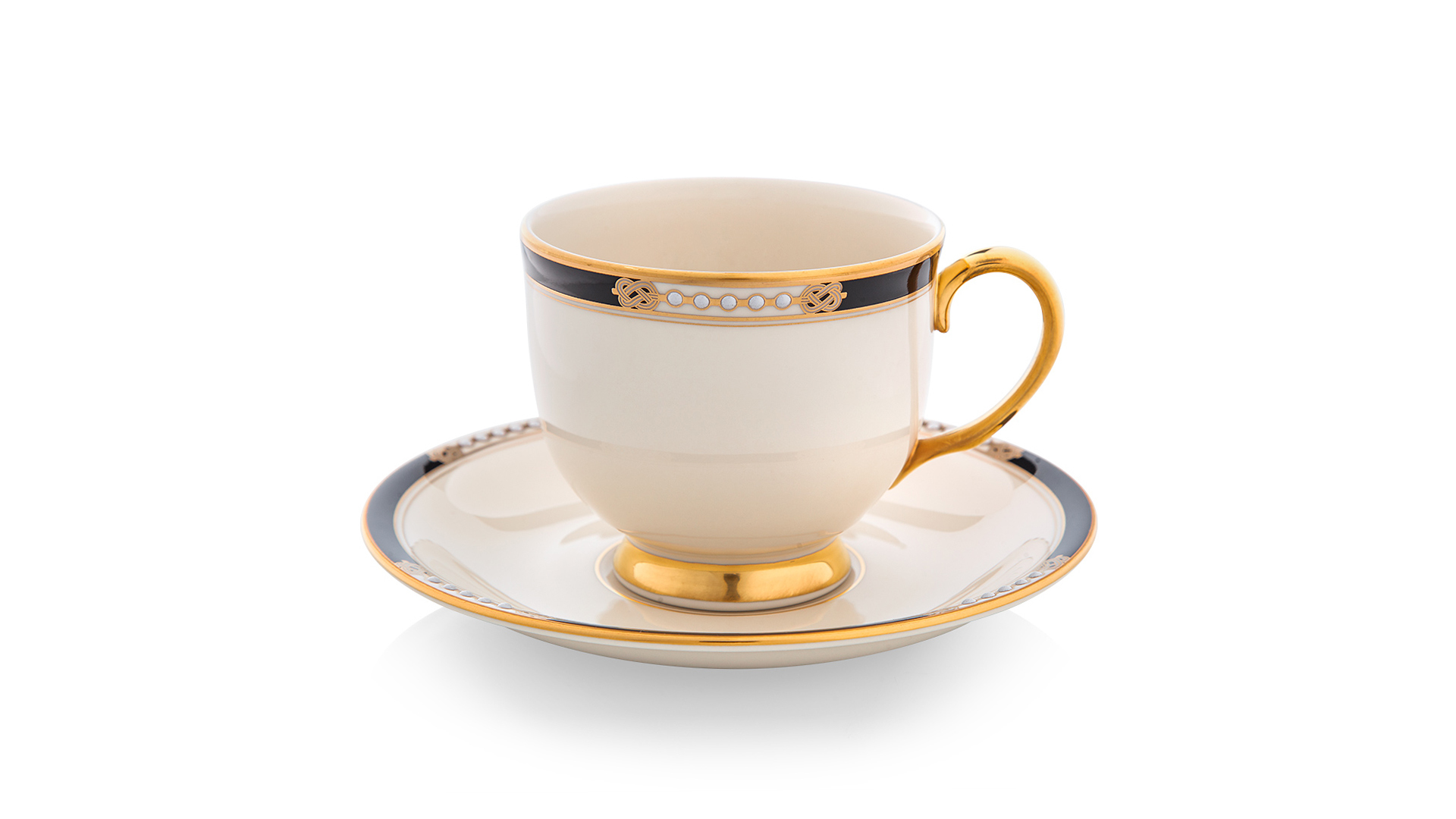 Чашка чайная с блюдцем Lenox "Подлинные ценности" 210мл