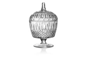Конфетница на ножке Cristal de Paris Иван 18,5см