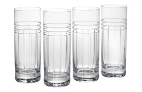 Набор из 4 стаканов для воды 480мл Темпо