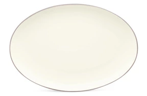 Блюдо овальное Noritake Цветная волна 41 см, бежевое
