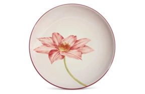 Тарелка десертная Noritake Цветная волна.Клематис 16 см, малиновая